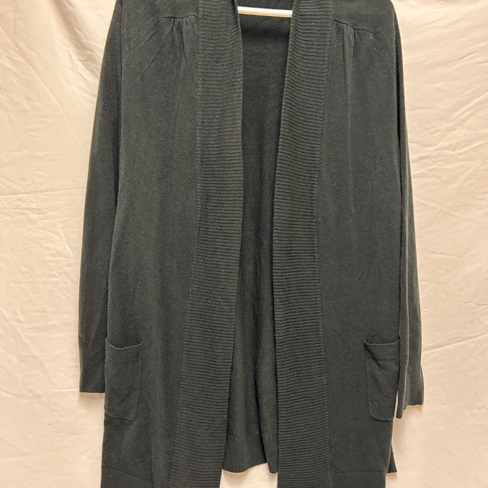 Black Wrap Sweater